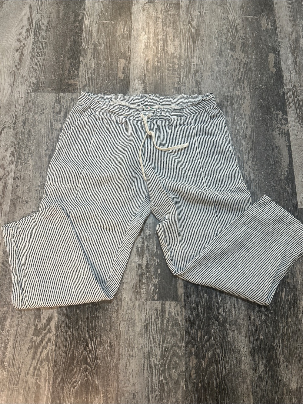 Hard Tail Cropped Pinstripe pants